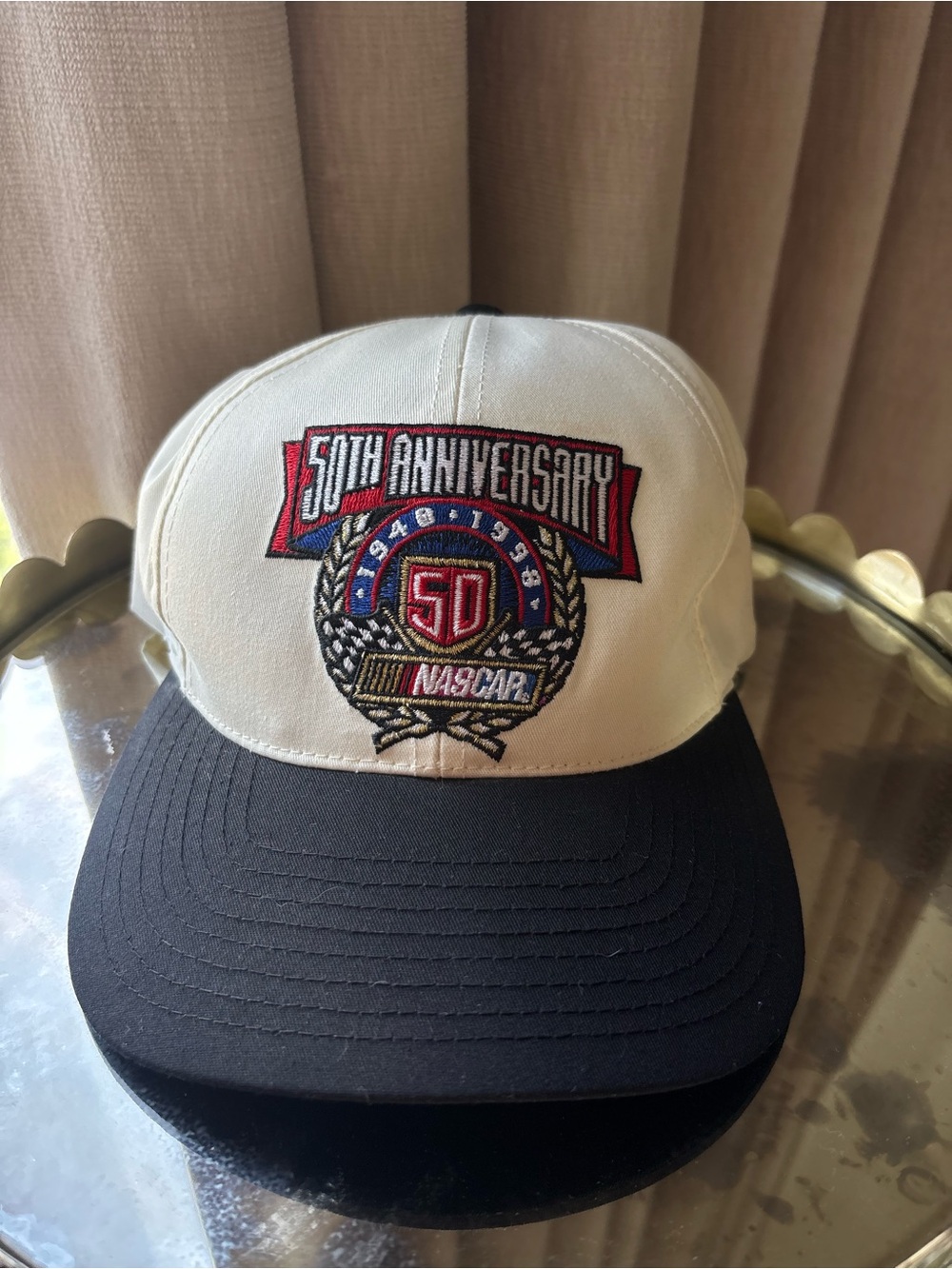 Vintage Nascar 50th Anniversary Snapback Hat Cap Trucker Hat